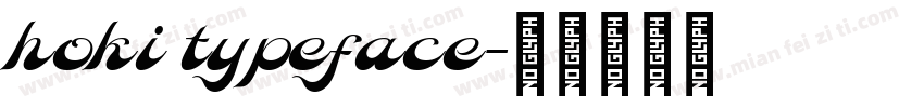 hoki typeface字体转换